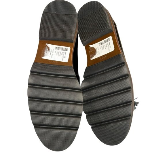 Stuart Weitzman NEW black lug sole tassel loafer shoes 9 - Picture 6 of 10
